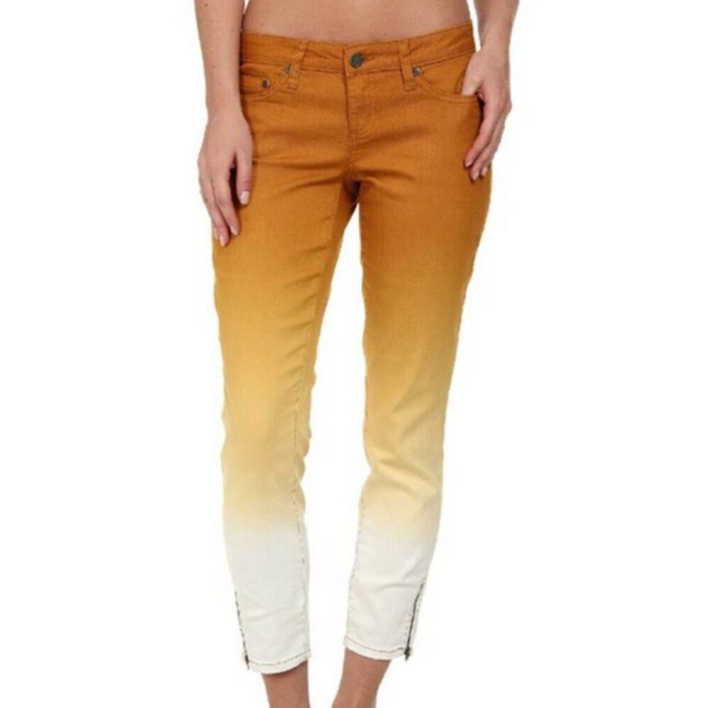 prAna Yellow Ombre Jeans